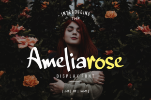Ameliarose: A Fun and Bold Display Font for Creative Projects