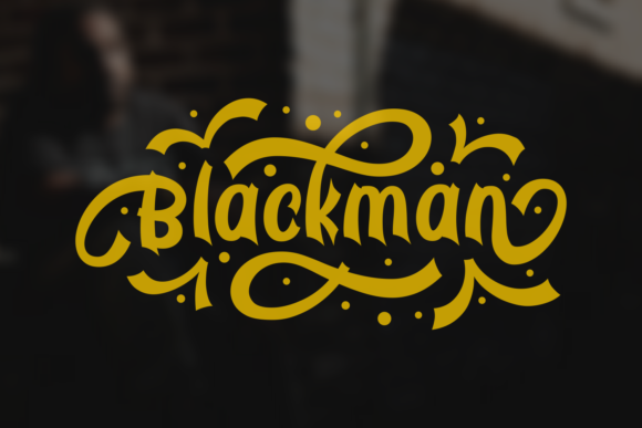 Blackman: A Unique Display Font for Bold Branding