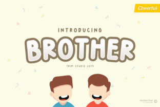 Brother Font: A Whimsical Display Typeface for Digital Marketing