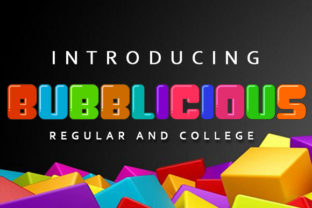 Bubblicious: A Sweet Display Font for Birthday and Circus-Themed Campaigns