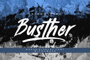 Busther: A Contemporary Display Font for Modern Editorial Design