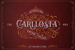 Carllosta: A Vintage-Inspired Display Font for Branding