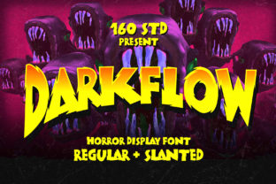 Darkflow: A Spooky Display Font for Creative Makers