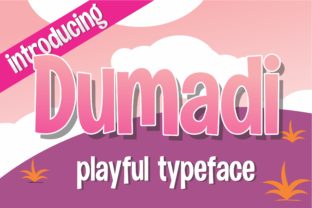 Dumadi: A Playful Display Font for Creative Branding