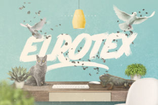 Elrotex: A Bold Display Font for Eye-Catching Branding