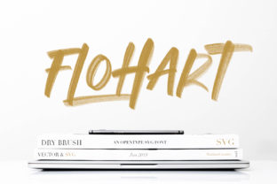 Flohart: A Casual Display Font for Eye-Catching Campaigns