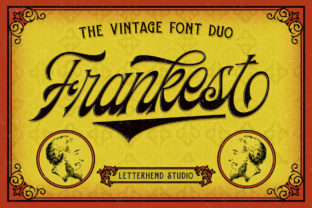 Frankest Font for Vintage Branding and Display Design