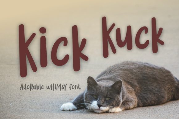 Kick Kuck Display Font for Modern Web Design