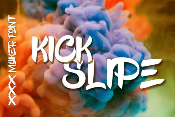 Kick Slipe: A Bold Display Font for Modern Editorial Design