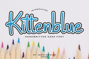 Kittenblue: A Playful Display Font for Web Design