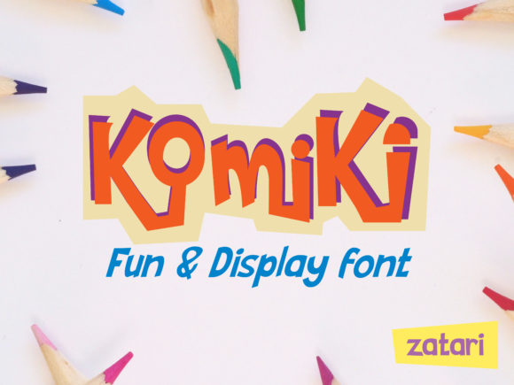 Komiki: A Playful Display Font for Creative Projects