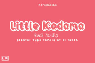 Little Kodomo-Playful Type Family for Whimsical Editorial Design