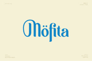 Möfita: A Vintage Display Font for Creative Makers