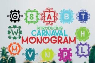 Monogram Carnaval: A Playful Display Font for Editorial Design