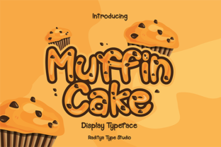 Muffin Cake Font for Sweet and Charming Campaign Designs