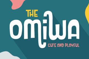 Omiwa: A Playful Display Font for Digital Creativity