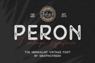 Peron: A Modern Display Font for Elegant Editorial Design