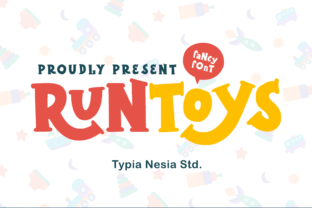 Runtoys Font: A Playful Display Font for Creative Projects