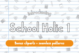 School Holic 1: A Friendly Display Font for Creative Projects