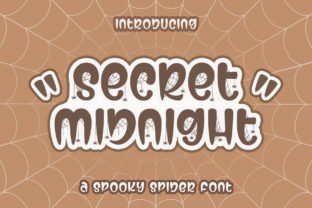 Secret Midnight Font for Spooky Branding and Creative Projects