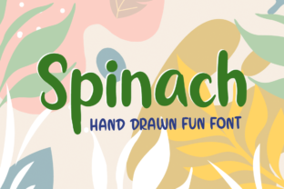 Spinach Font for Handmade Projects and Creative Designs