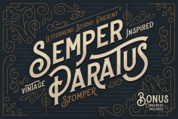 Stomper: A Vintage Display Font for Timeless Web Design