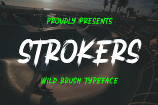 Strokers: A Modern Display Font for Creative Makers