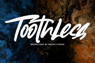 Toothless Font for Editorial Projects and Creative Design