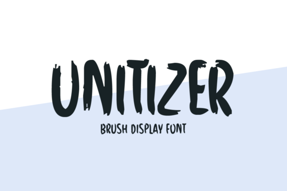 Unitizer: A Brush Display Font That Elevates Branding