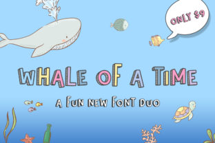 Whale of a Time: A Playful Font for Creative Branding